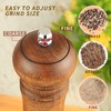 Haomacro Pepper Grinder, Wood Salt and Pepper Mills Set, Classic