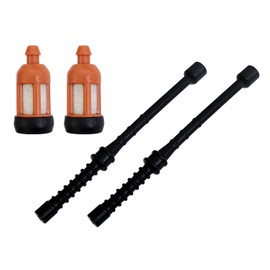 2X Fuel Pipe Hose with Fuel Filter Compatible with Sti-hl 026 Chainsaw Replacement Outdoor Power Tools Spare Parts Accessory