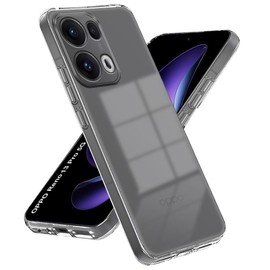 MEZON Ultra Slim Case for Oppo Reno13 Pro 5G – Premium Crystal Clear Back Case – Shock Absorption, Wireless Charging Compatible (Oppo Reno13 Pro 5G, Gel Clear)