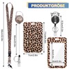 ID Case with Band, ID Badge Holder Breakaway Lanyard for,