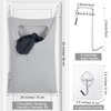 Wovnet 2 Pcs Large Hanging Laundry Hamper Bag 28 x