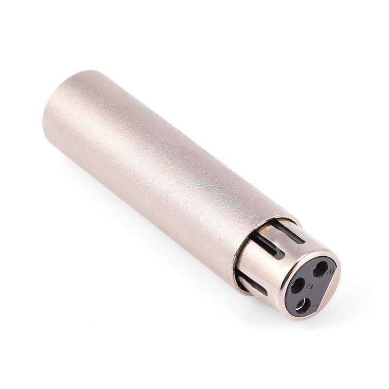 Tangxi 3.0x0.7 Pulgadas 2 Unids 3-Pin XLR Macho a Hembra