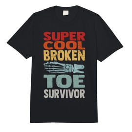 Funny Fractured Broken Toe Fracture and Broken Foot Comfort Colors Adult Heavyweight T-Shirt