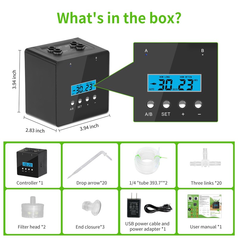 RUNWUSHENG Plant Watering Devices, 20 Potted Indoor Houseplants Support, Plant