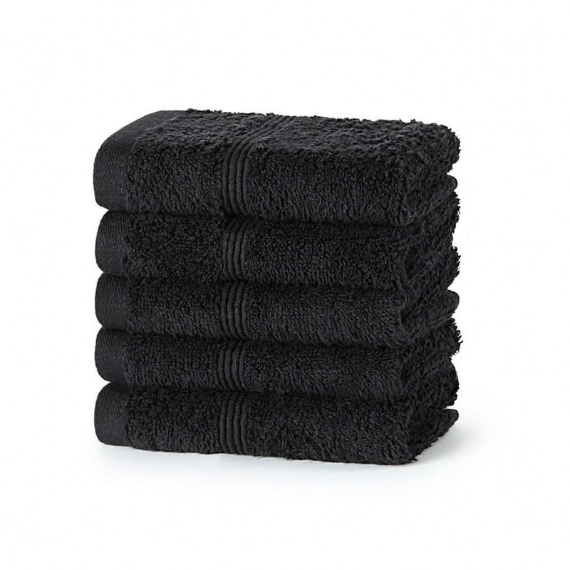 DARWEN STAR 100% Cotton 12 pcs Face Cloth, Highly Absorbent