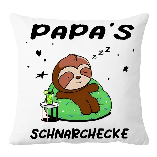 Gifts for Mum, Dad, Sloth Gift Cushion Cover, Father's Day