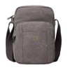 Troop London TRP0370 Classic Canvas Across Body Bag Burgundy