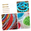FOMIYES 2sets Threaded Tool Sewing Bead Threading Tool Bead Threading