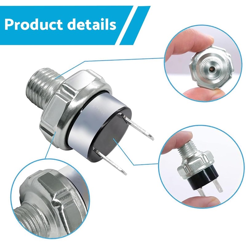 Air Compressor Pressure Switch 90-120 PSI Pressure Switch 1/8" NPT