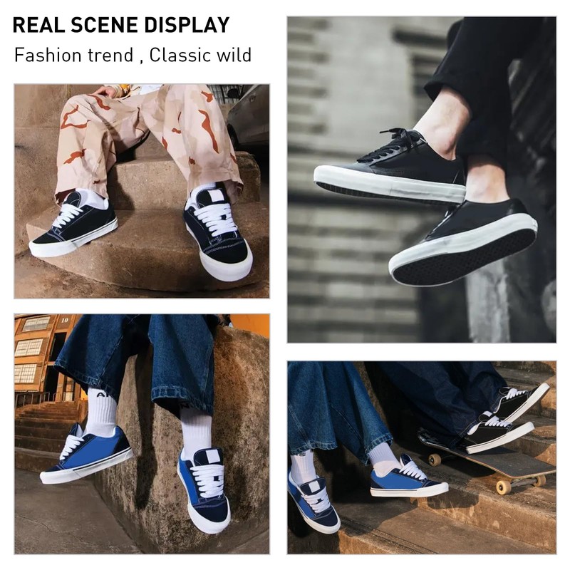 NDTEZUGT 2 Pairs Fat Athletic Shoelaces for Vans Knu Skool