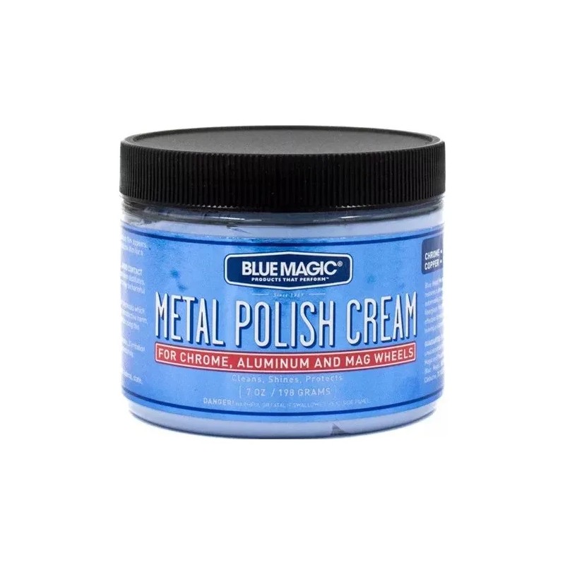 Blue Magic Crema Pulidora Metales Limpia Brilla Protege 198g