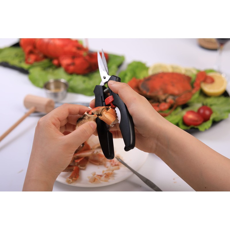 Criativo live Seafood Scissors, Lobster Scissors, Crab Scissors, Seafood Tools