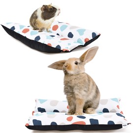 Guinea Pig Bed, Rabbit Bed, Small Animal Bed Pad, Bunny Bed, Ferret Bed, Bunny Supplies Small Animal Accessories Cuddle Cushion Cozy Mat Pad Pillow for Rat Hedgehog