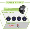 EPLZON Pack of 4 12V 20A Waterproof Round Toggle Switch