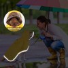 SlowTon Dog Raincoat, Adjustable Dog Rain Jacket Clear Hooded Double