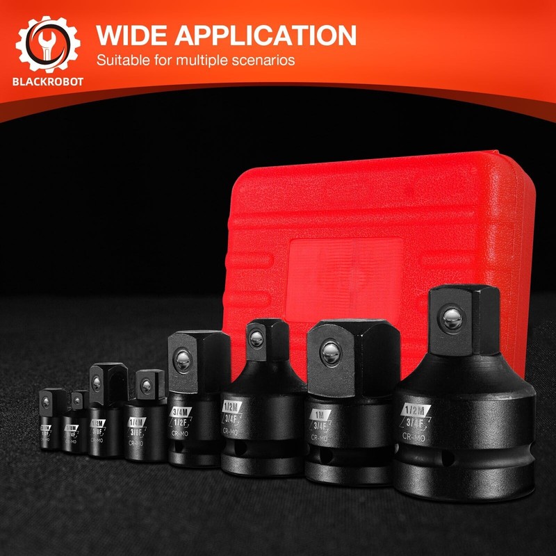 Boen Impact Wrench 1/2 Inch Brushless Electric, With 8 PCS