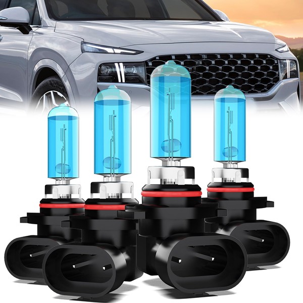 LECCIBUB Headlight Bulbs Compatible With Hyundai Santa Fe 2019-2020, 9005