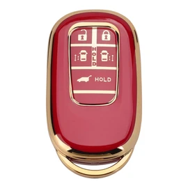 Kinotaka Honda Smart Key Case, New Vezel, RV Series, New Step Wagon, RP6/RP7/RP8, Civic FL1/Type R NEW Odyssey 2021 Elysion 2022, TPU Key Cover, Scratch Prevention, Gift (Red), red