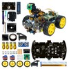LAFVIN 4WD Smart Car Kit for Raspberry Pi5/4B/3B+/3B/2B/1B+ with Tutorail