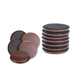 Kagsberg Furniture Slider Furniture Moving Pad, Scratch Resistant, Soundproofing, Furniture Moving Caster, Furniture Moving Pad, For Tatami/Carpet, Furniture Protector, 12 Pieces (Diameter 3.5 inches