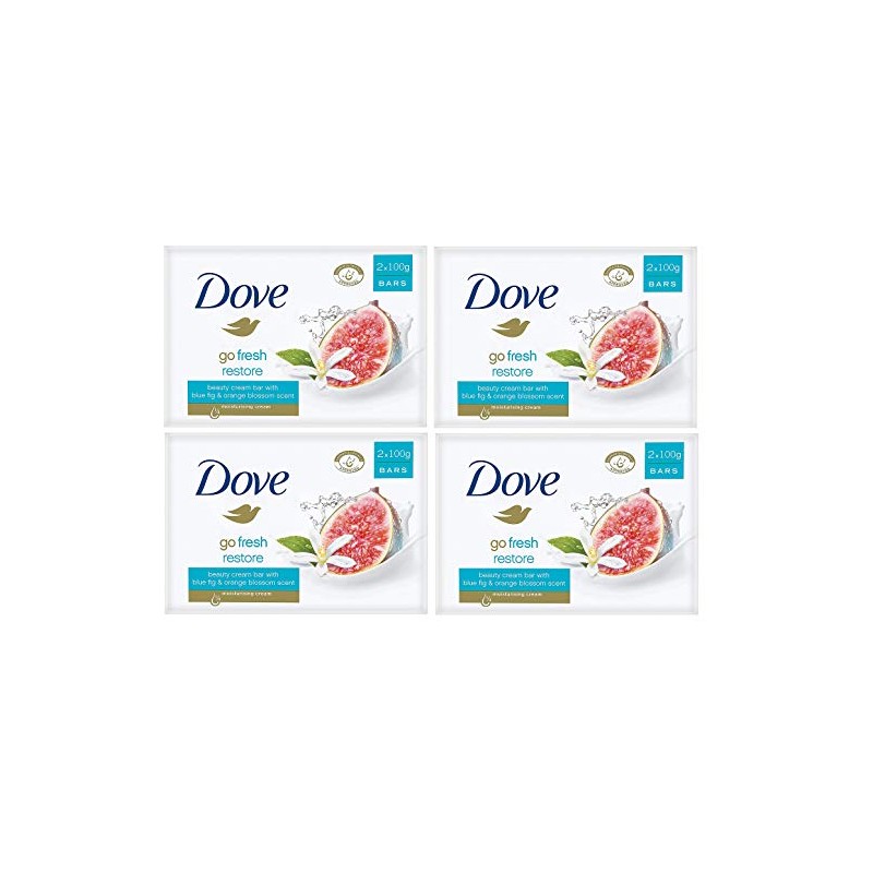 Dove Go Fresh Restore Beauty Cream Soap 8 Bars 2x100gm