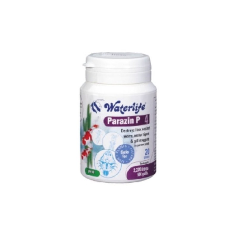Waterlife Parazin P Fish Lice & Anchor Worms 20 Tablets
