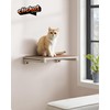 Feandrea Clickat Cat Shelf, Cat Wall Shelf, Wall-Mounted Cat Perch