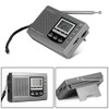 Portable Mini Radios FM/MW/SW Receiver with Digital Alarm Clock FM