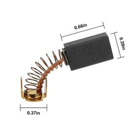 LanKstet Carbon Motor Brush 089006017092（2 pcs) Fits for Ridgid Ryobi Tile/Miter Saw Motor Brush R4040 TS1344 TS1345