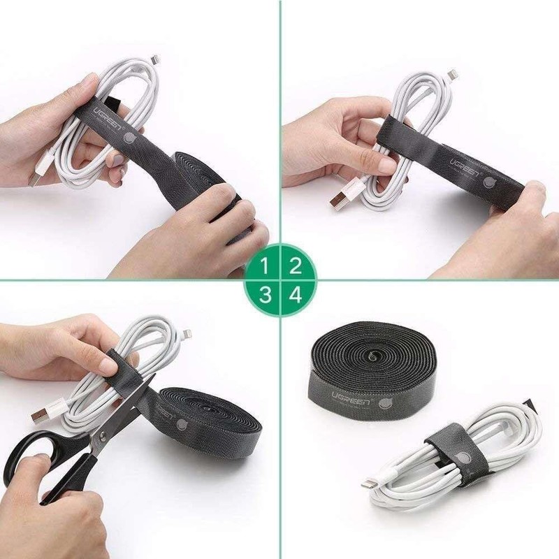 UGREEN 40356 Cable Organizer 5m (Black)