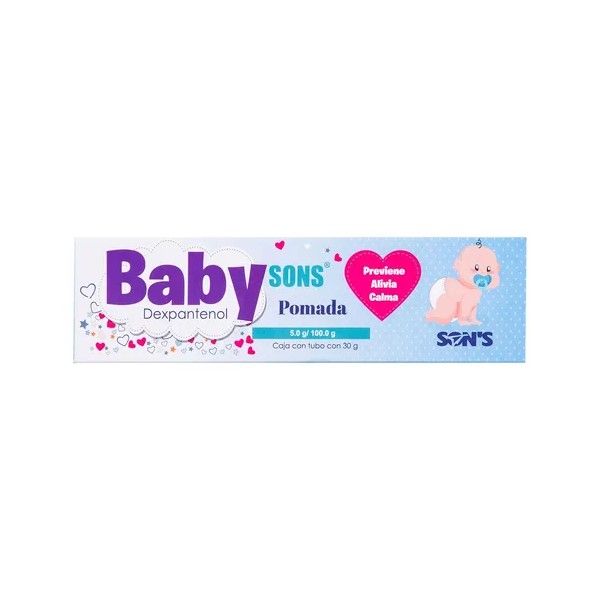 Pomada Baby Sons Dexpantenol Tubo con 30g