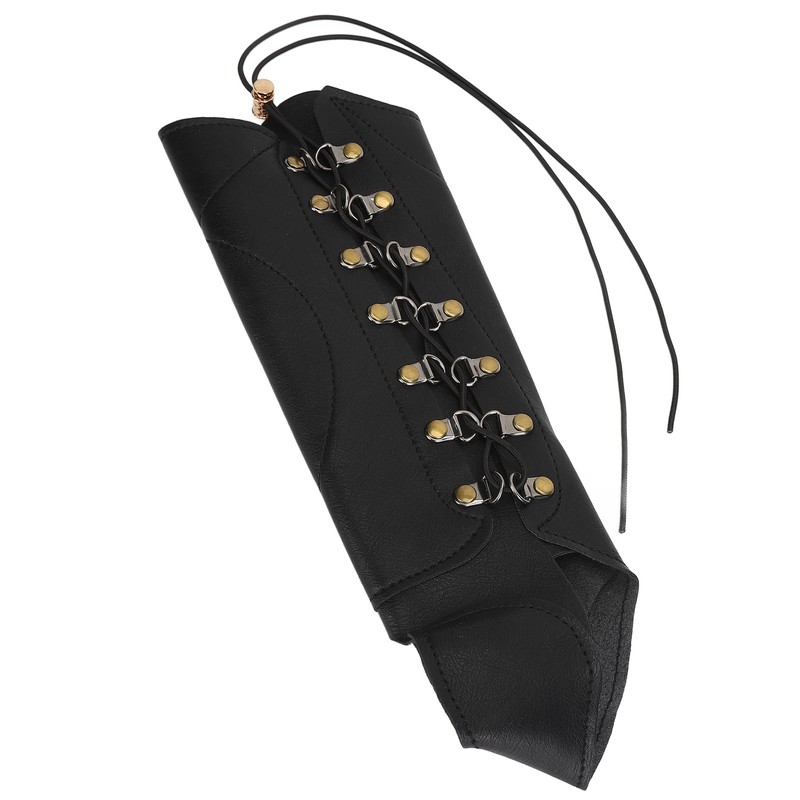 Archery Arm Guard PU Leather Soft Antiwear Adjustable Easy to