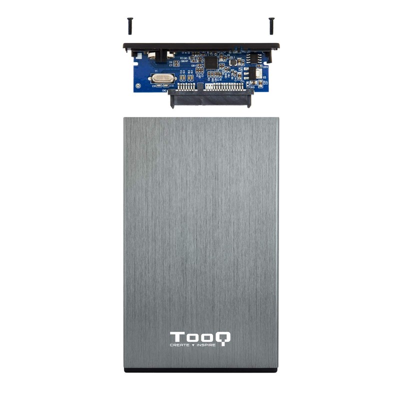 TOOQ TQE-2527G - 2.5" HDD Enclosure (SATA I/II/III up to