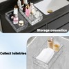 IIDEA 2 Pack Clear Plastic Storage Bins,Multi-Purpose Cabinet Organizers,Stackable Space-Saving