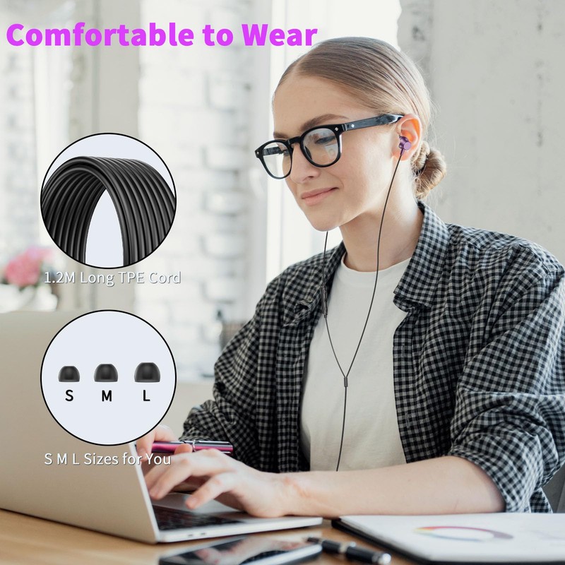 AIAUXAI USB C Headphones Wired in Ear Earbuds with Microphone