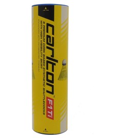 Carlton F1 Ti Synthetic Shuttlecocks Speed Med White