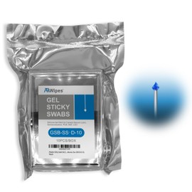 AAwipes Sensor Glue Sticks ESD | 1.8 mm Water Drop Shape Head, 10 Packs, Blue, Medium Viscosity, Stainless Steel | Anti Static Dust Rods for Sensors, LCD, Semiconductors, PCB, Watches (GSB-SS-D-10)