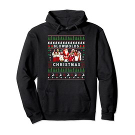 Blow Molds Light Up Christmas Ugly Christmas Sweater Pullover Hoodie