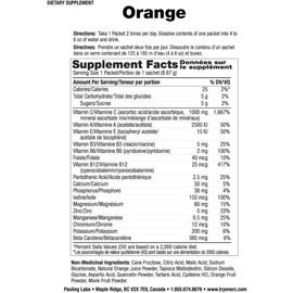Ener-C - Vitamin C Immune Support, 1000mg Vitamin C Effervescent Multivitamin Drink Powder, Fruit Juice Vitamin C Drink Mix for Hydration with Electrolytes, Orange, 60 Packets (2-Pack)
