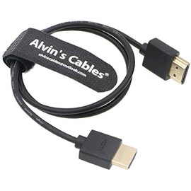 Alvin's Cables Z Cam E2 HDMI Cable High Speed Ethernet for Portkeys BM5 Monitor Straight to Straight 60CM