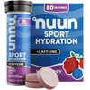 Nuun Sport Electrolyte Tablets with Caffeine from Green Tea Extract,