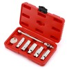 CASOMAN 3/8-Inch Drive Spark Plug Socket Set, 6-Point, Include Extension