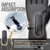 devembr Ski Gloves with Wrist Guards and Undercuff Design, Snowboarding