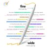 SWRCEYJH 15 Colours Highlighter Pen, Pastel Highlighter Pen, Double Ended