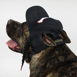 Snoop Doggie Doggs Deluxe Pet Baseball Hat, Classic Snoop, X-Small