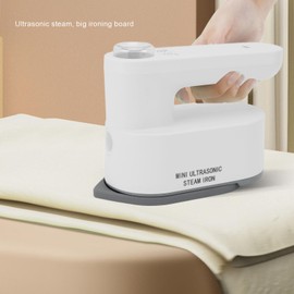 YUEHISY Mini Iron for Crafts Quilting, Portable Cordless Steam Iron, Mini Heat Press Machine Sewing Sachine, Handheld Rechargeable Dry Wet Steam, for Home Dormitory Travel