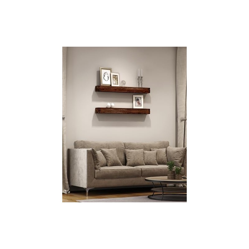northbeam Distressed Floating Shelves, 48” 2PCS