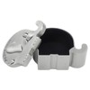 Baby Teeth Keepsake Box, First Tooth and Curls Elephant Shape