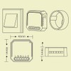 Intelligent Swtich Module,Tuya DIY One Way Smart Switch Small Body