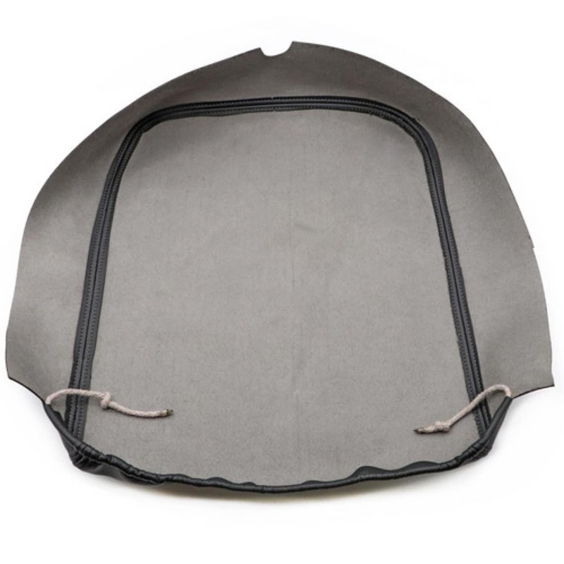 NLQR Armrest Center Console Lid Synthetic Leather Cover Black Compatible